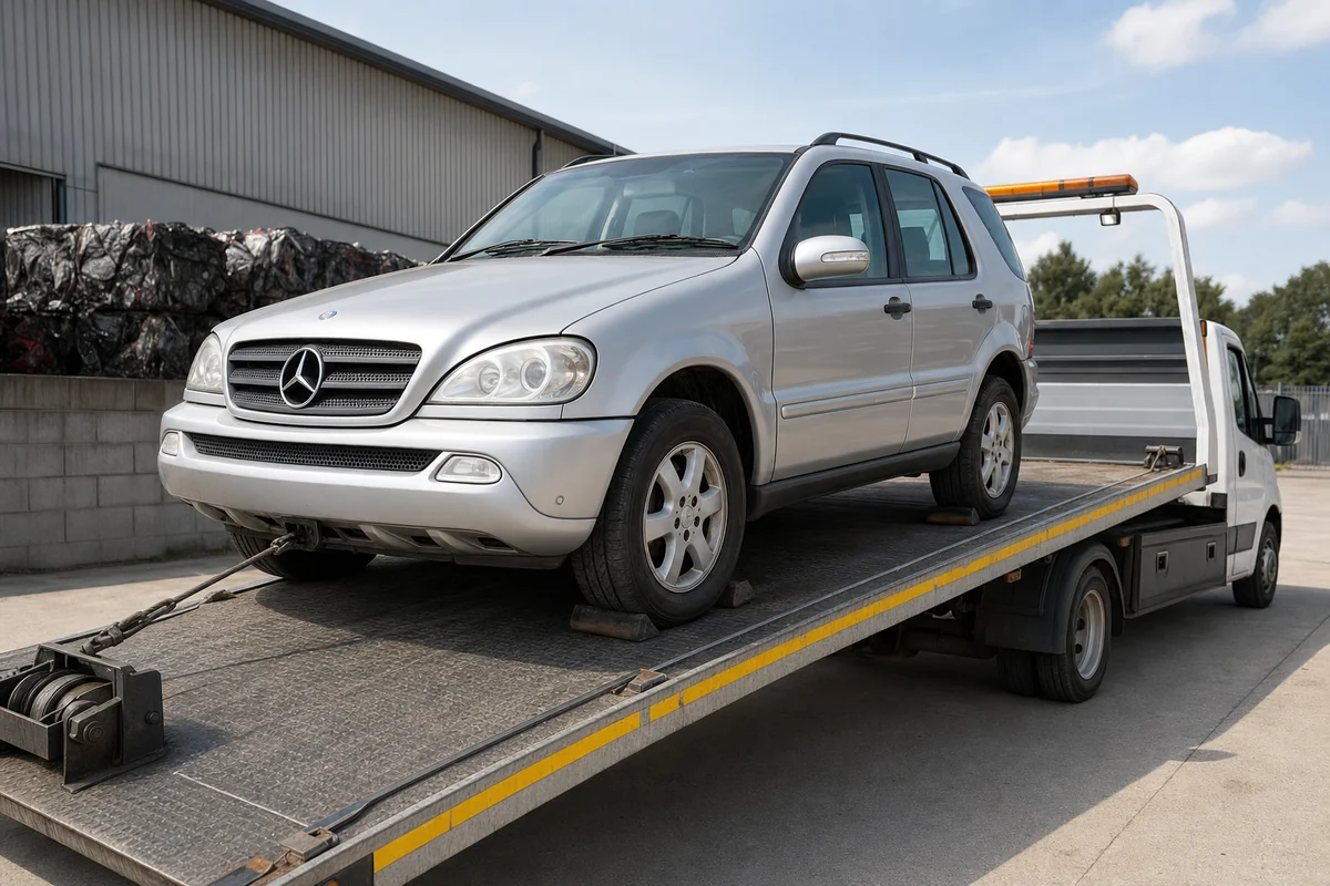 Scrap Mercedes M-class Ml270 Cdi price example