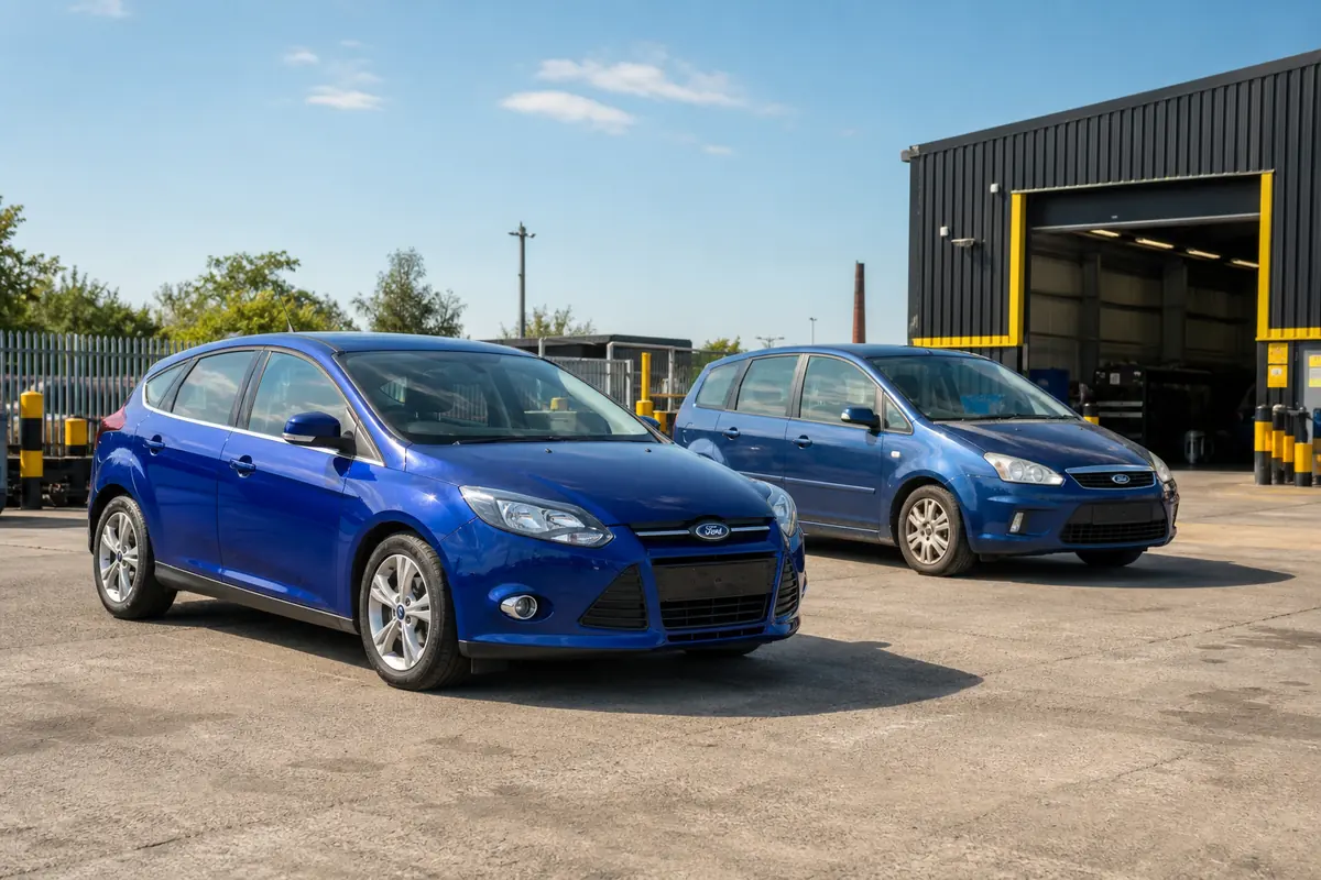 Ford Focus being assessed for scrap car collection