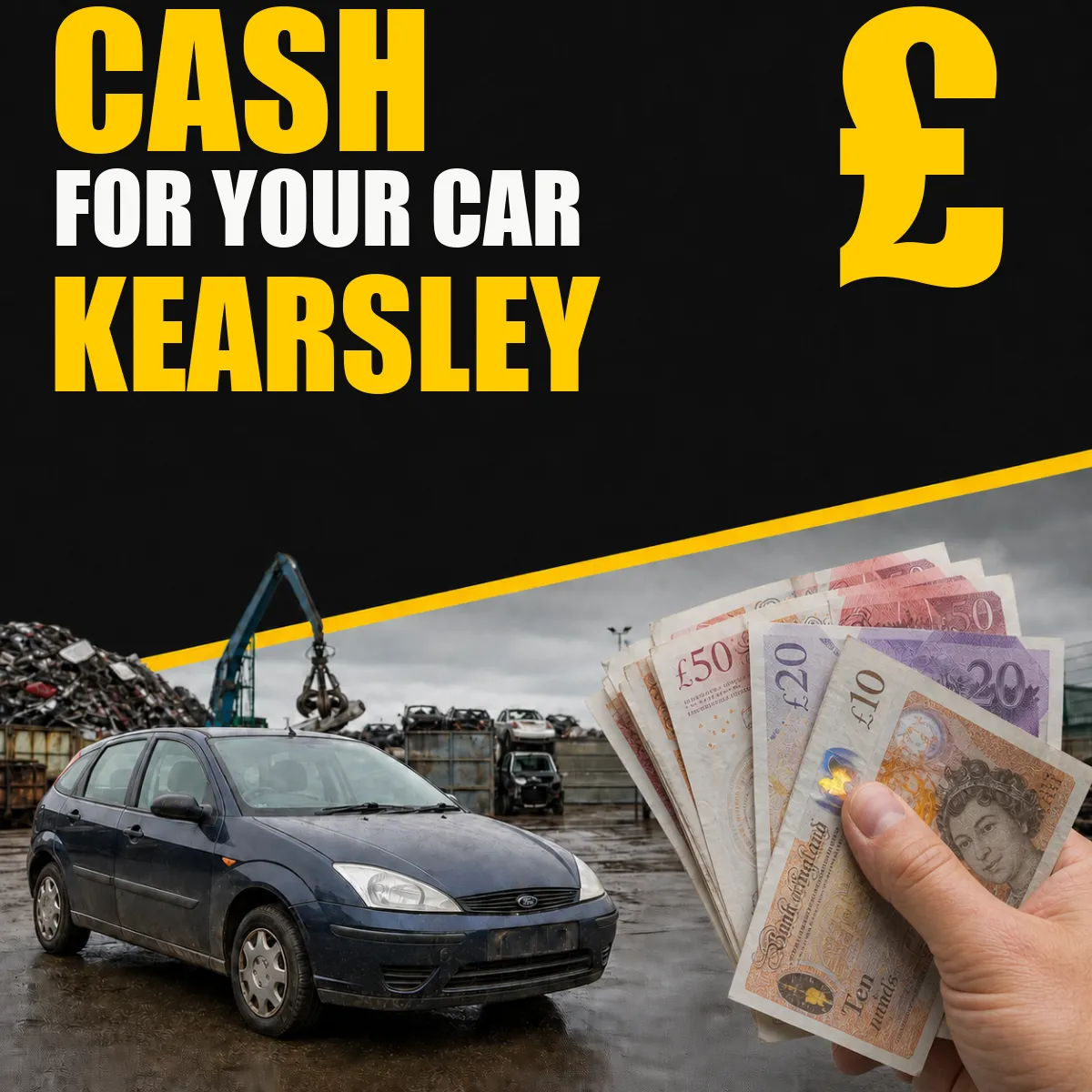 Cash for your car in Kearsley from Blackburn Scrap Yard