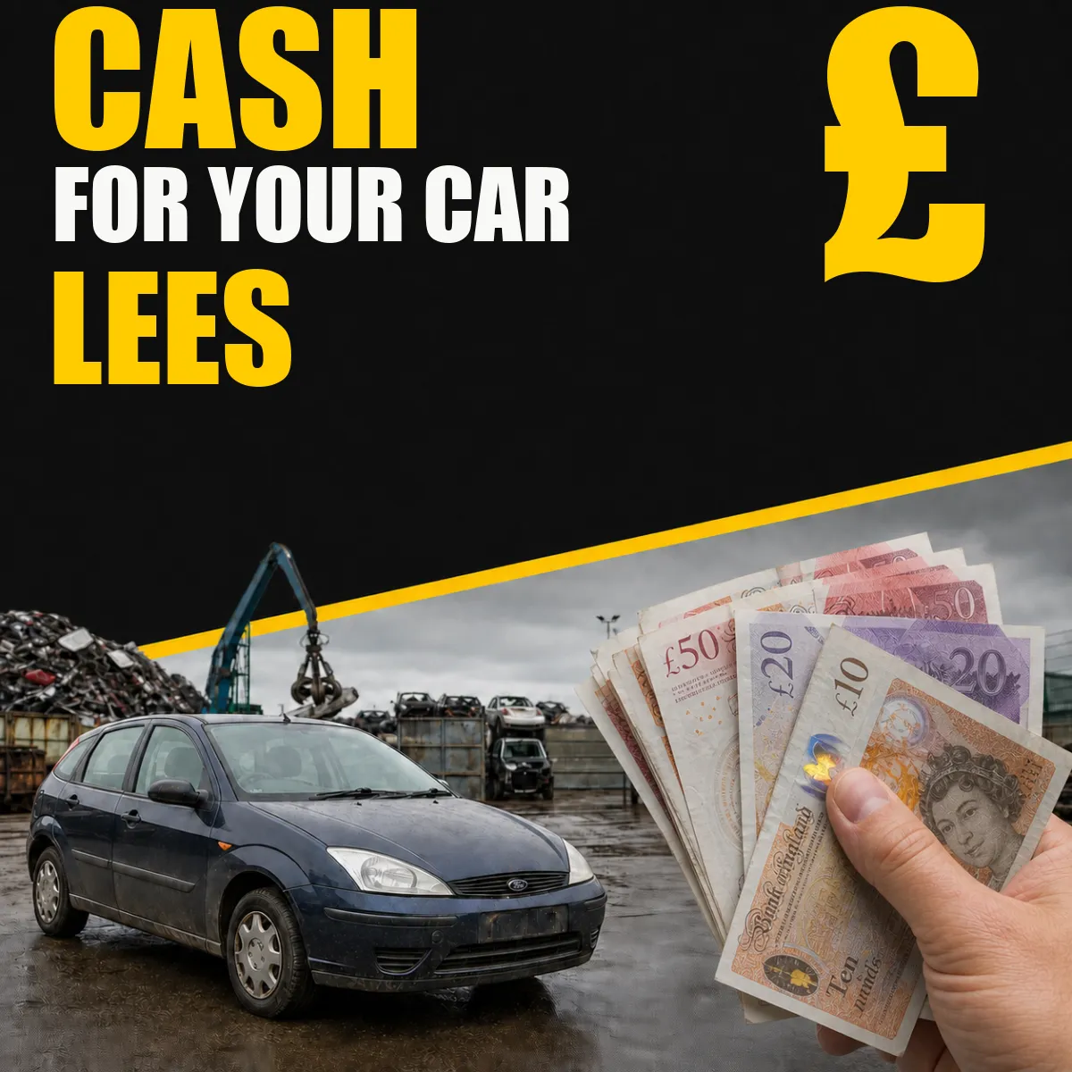 Cash for your car in Lees from Blackburn Scrap Yard