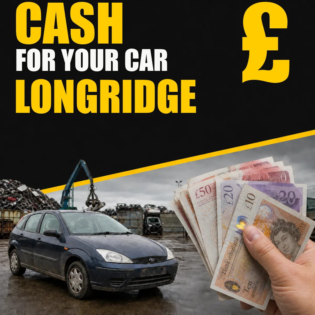 Cash for your car in Longridge from Blackburn Scrap Yard