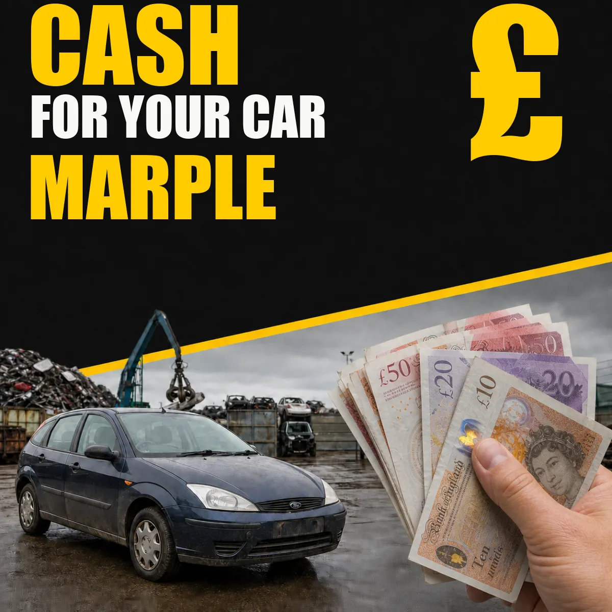 Cash for your car in Marple from Blackburn Scrap Yard