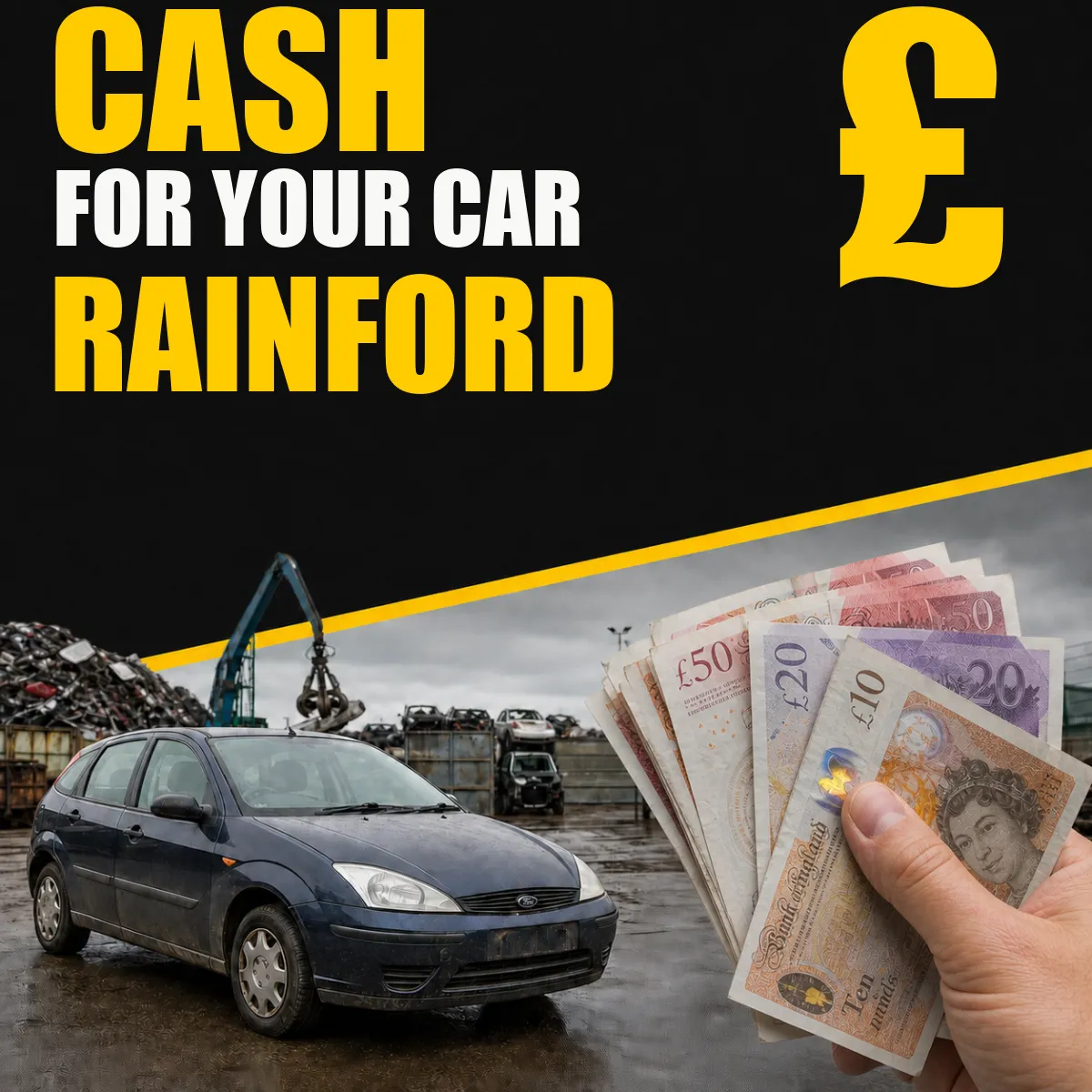 Cash for your car in Rainford from Blackburn Scrap Yard