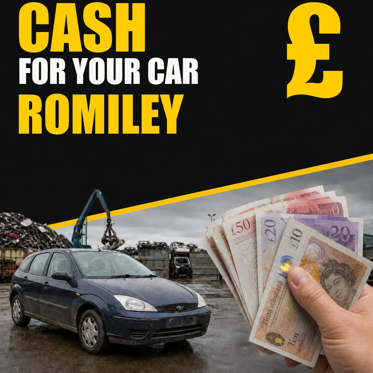 Cash for your car in Romiley from Blackburn Scrap Yard