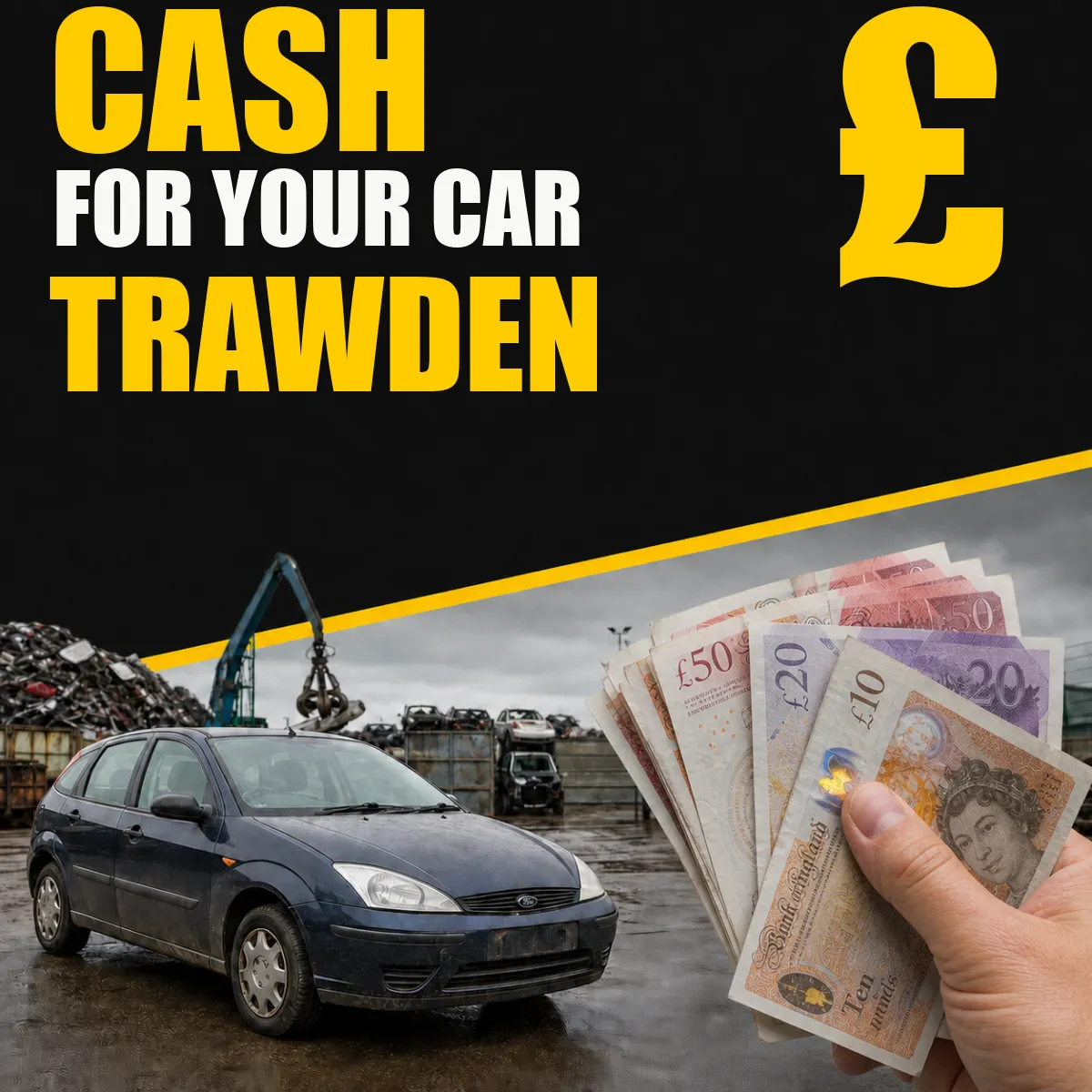 Cash for your car in Trawden from Blackburn Scrap Yard